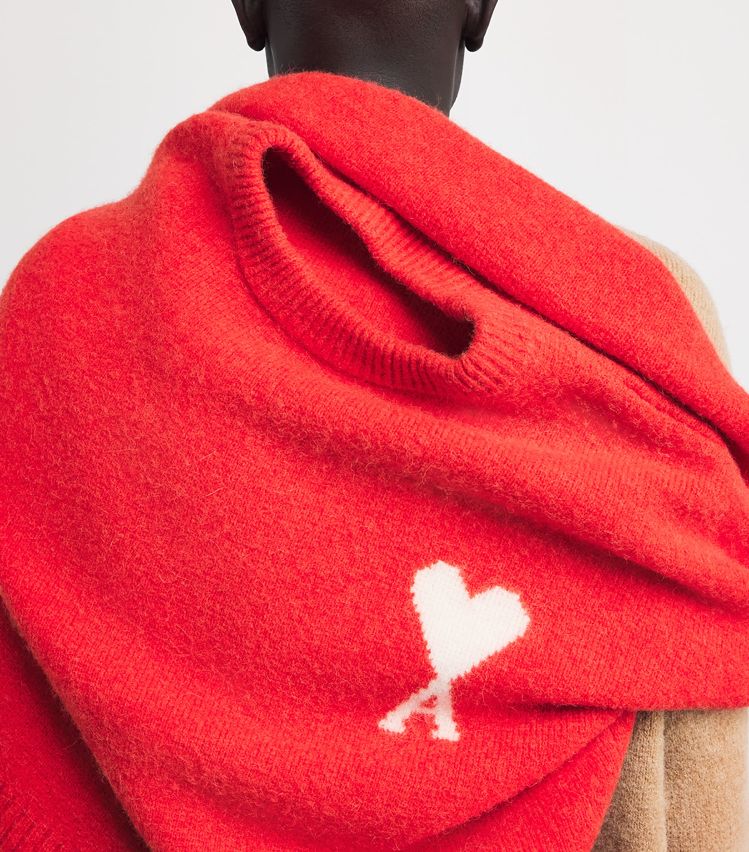 Red Alpaca-Blend Ami de Coeur Sweater