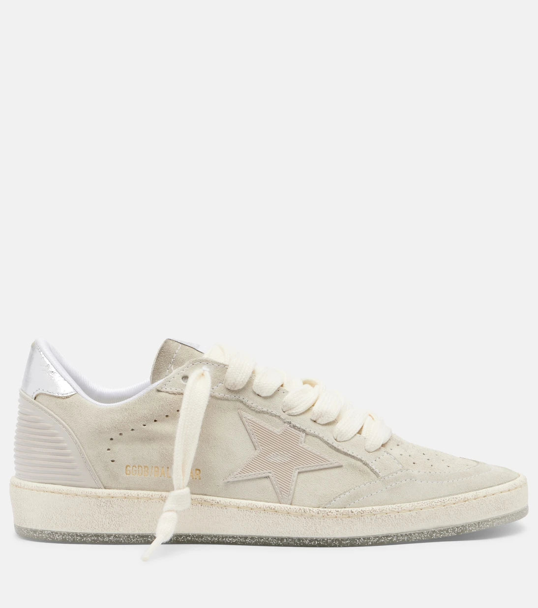 Golden Goose - حذاء سنيكرز بال ستار من الشمواه