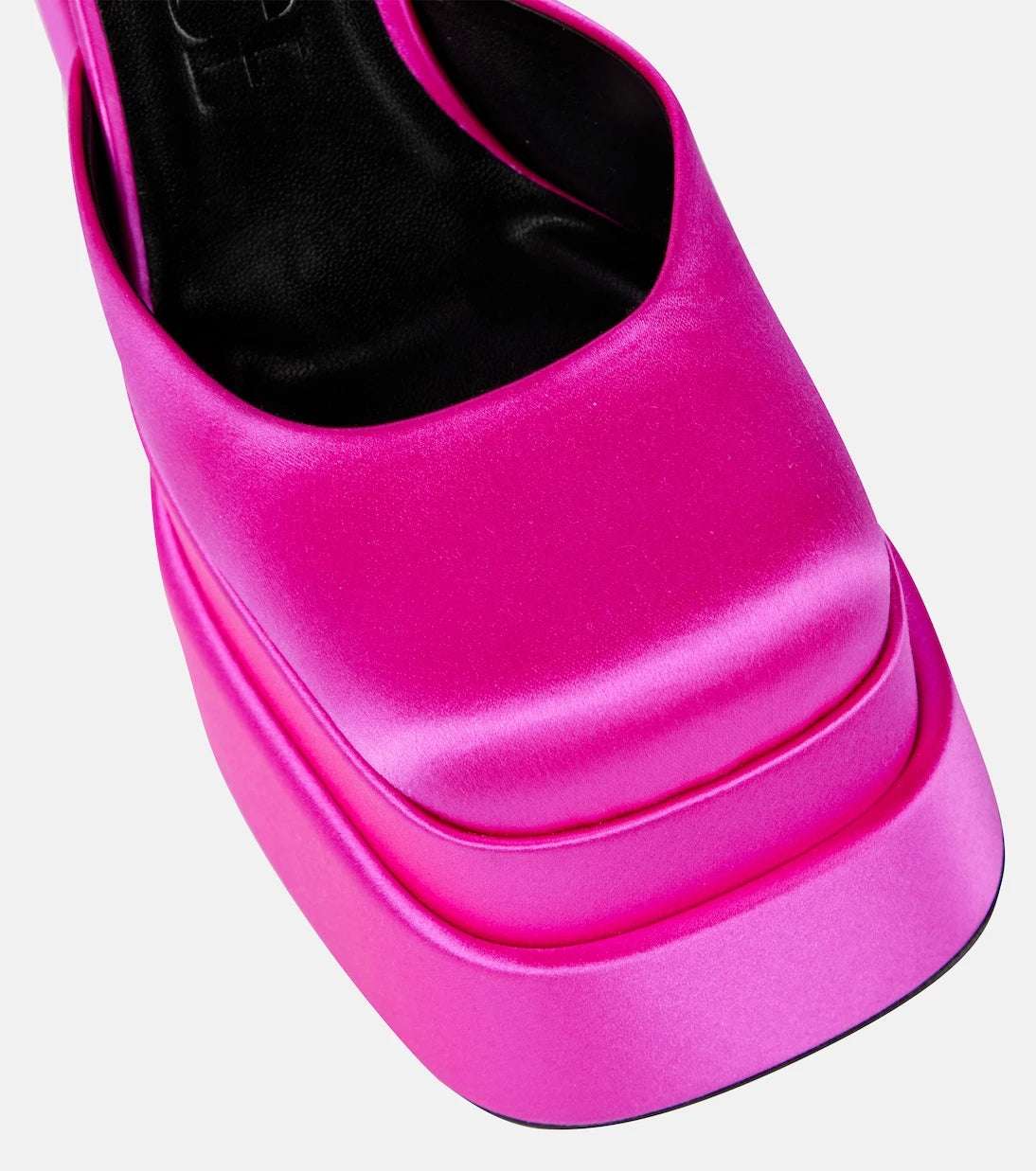 Versace - Medusa Aevitas satin platform pumps