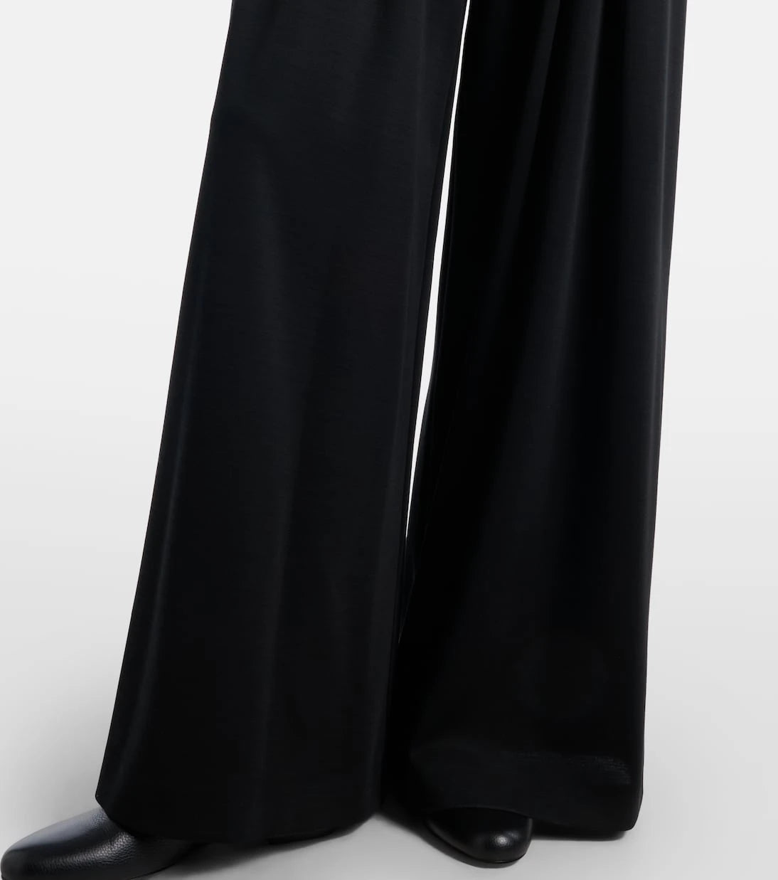Max Mara - Cocco virgin wool jersey wide-leg pants