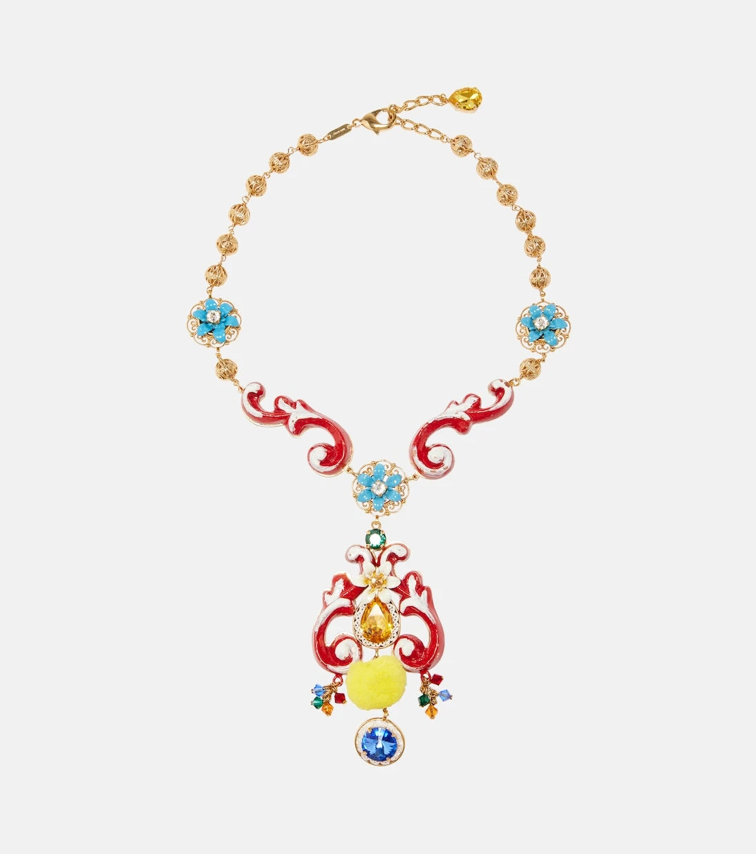Dolce&Gabbana - قلادة Taormina مزينة بقلادة
