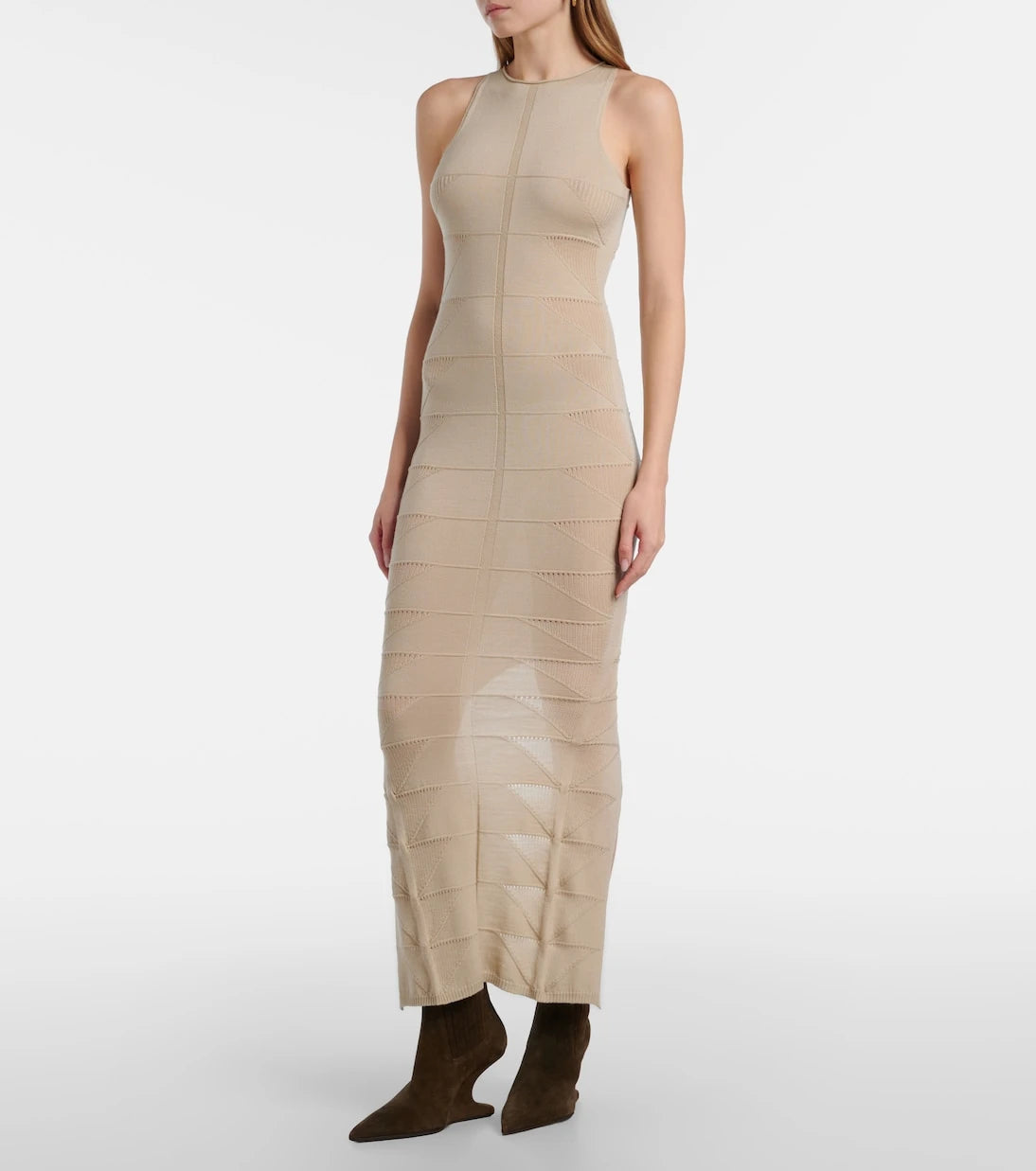 Rick Owens - Motivo virgin wool maxi dress