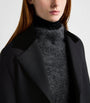 Max Mara Black Wool-Silk Coat