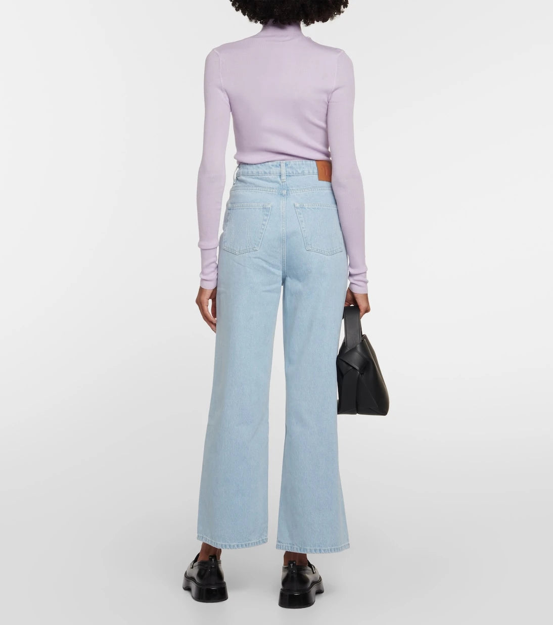 Nanushka - Josine high-rise wide-leg jeans