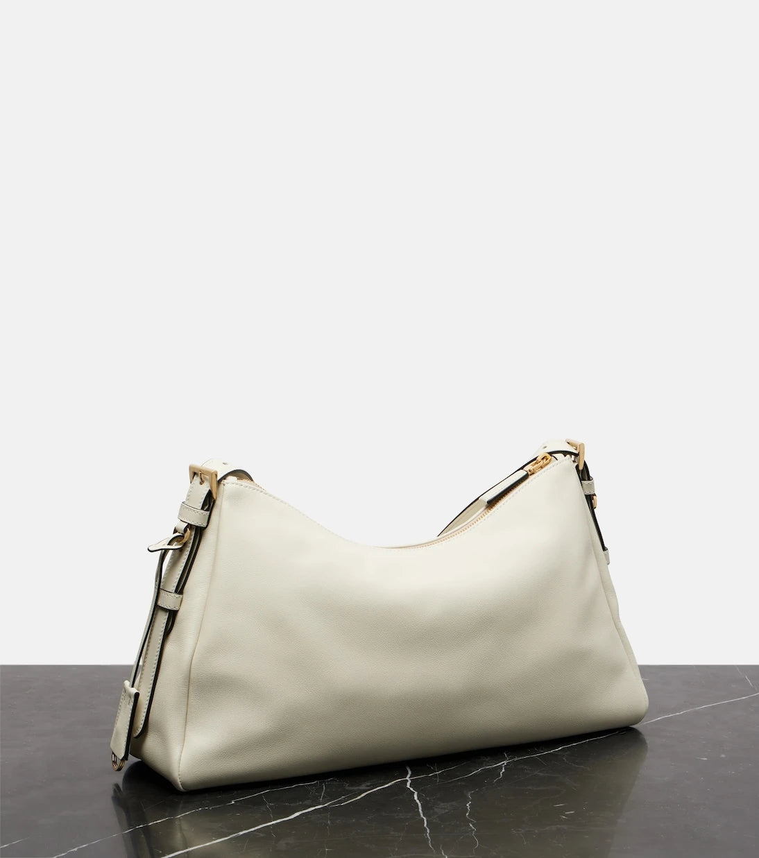 Prada - Prada Aimée Large leather shoulder bag