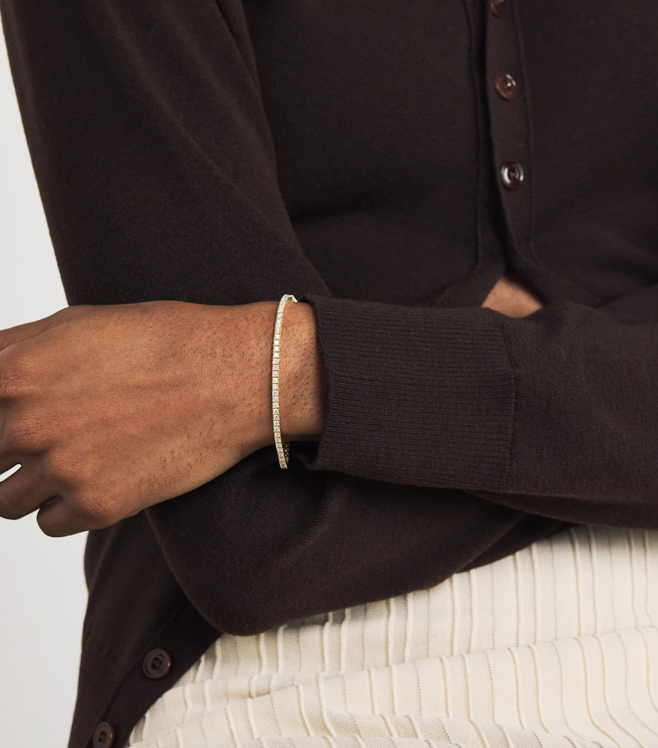 Yellow Gold and Diamond Tennis Bracelet (2.00ct)