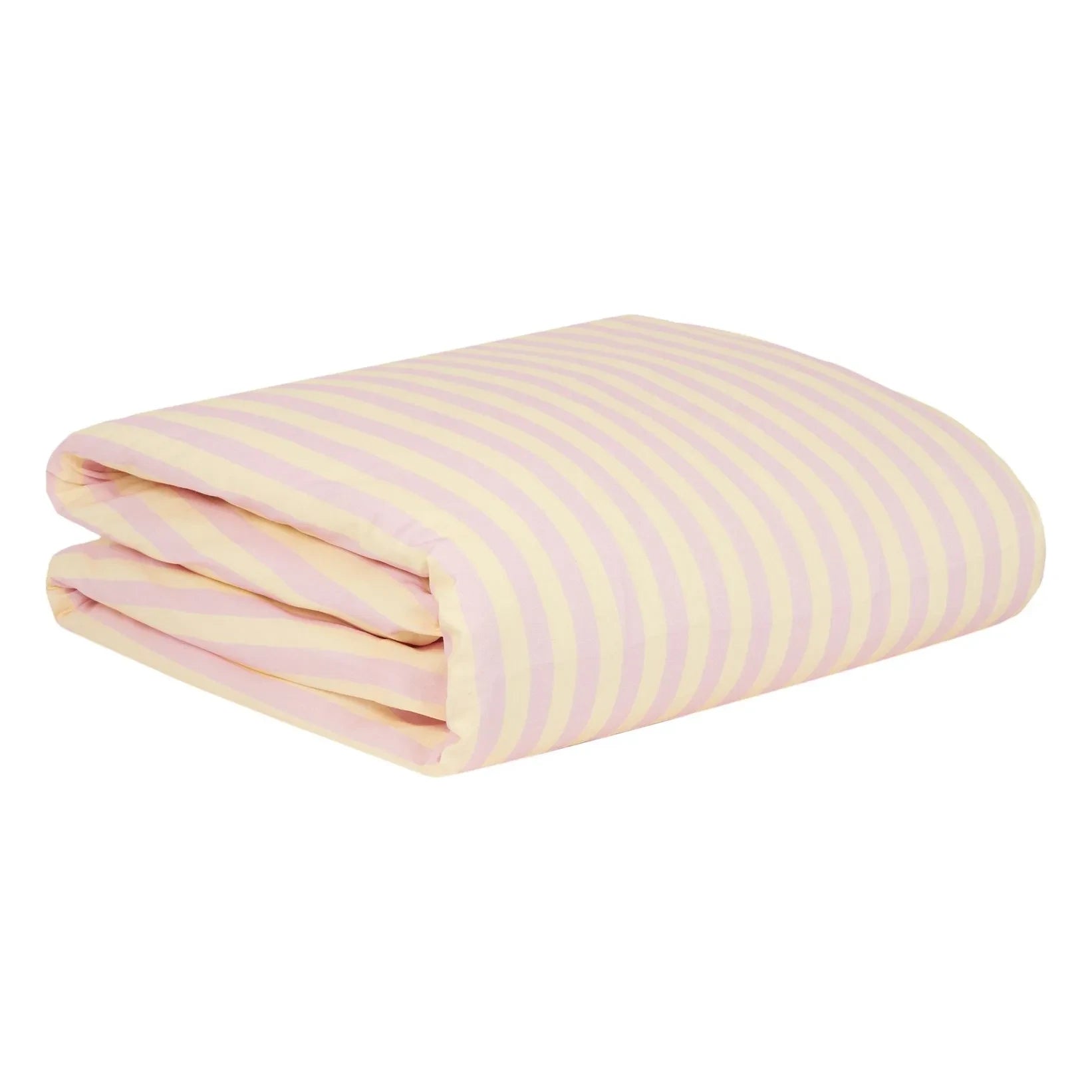 Nobodinoz - Comforter cover Sheldon Stripes | Pink