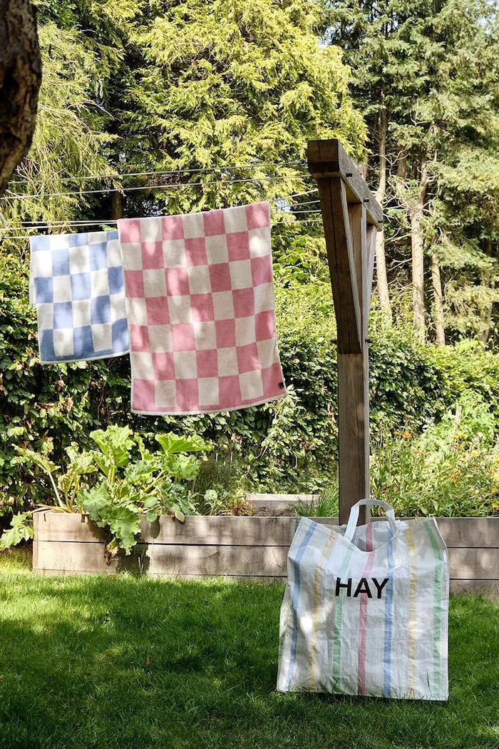 Малка памучна кърпа HAY Check Organic 50 x 90 cm