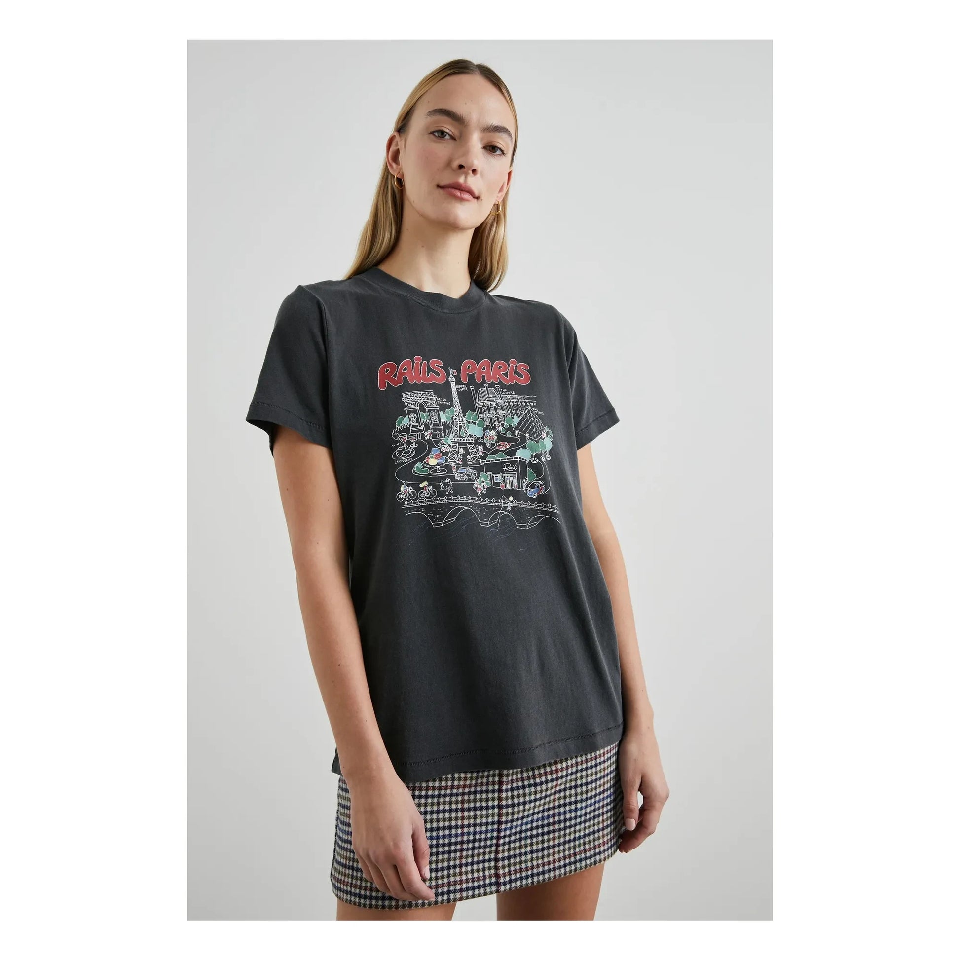 Rails - Boyfriend T-shirt | Black