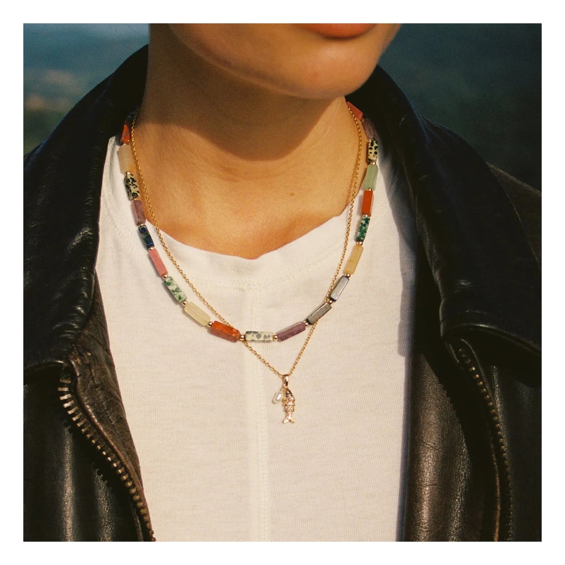 Camille Colette Studio - Lori necklace | Blue