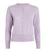Maison Margiela Purple Virgin Wool Cardigan