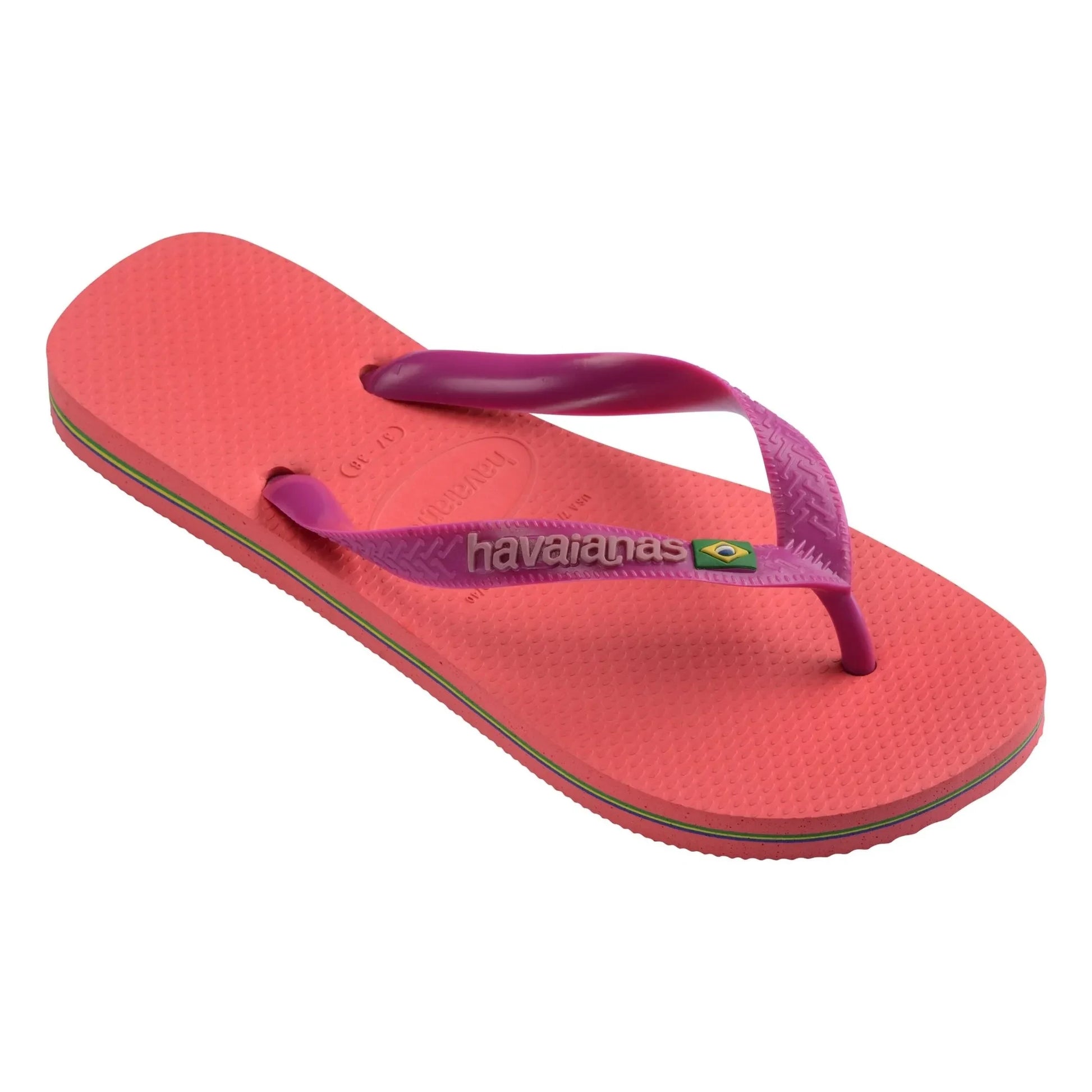 Havaianas - Brasil Logo flip-flops | Coral