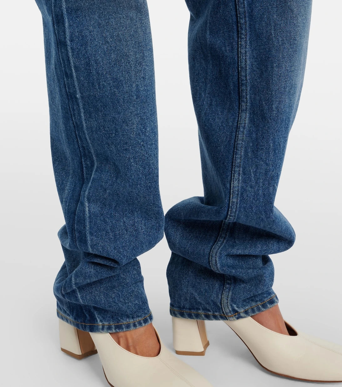 Bottega Veneta - High-rise straight jeans