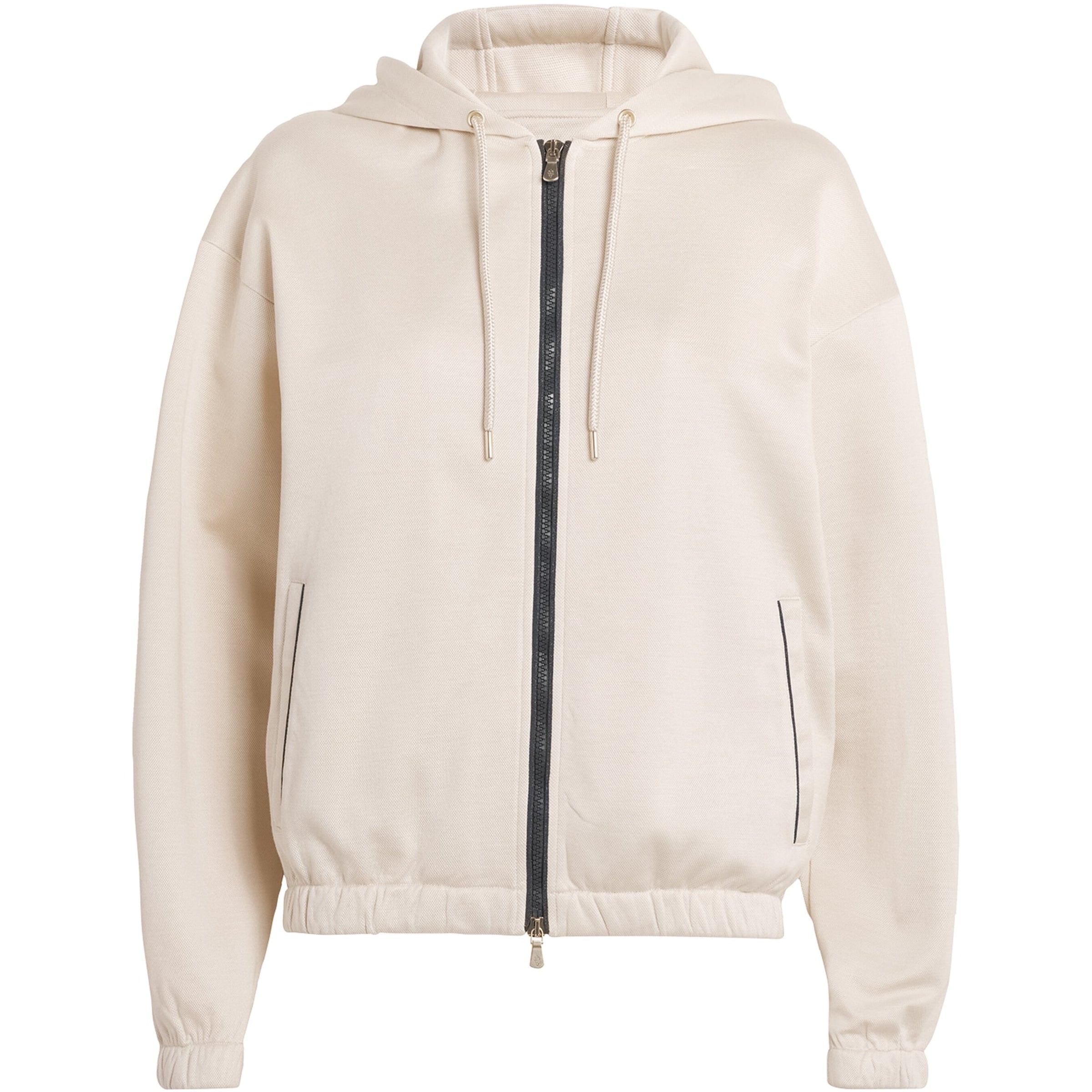 Cotton-Blend Zip-Up Hoodie