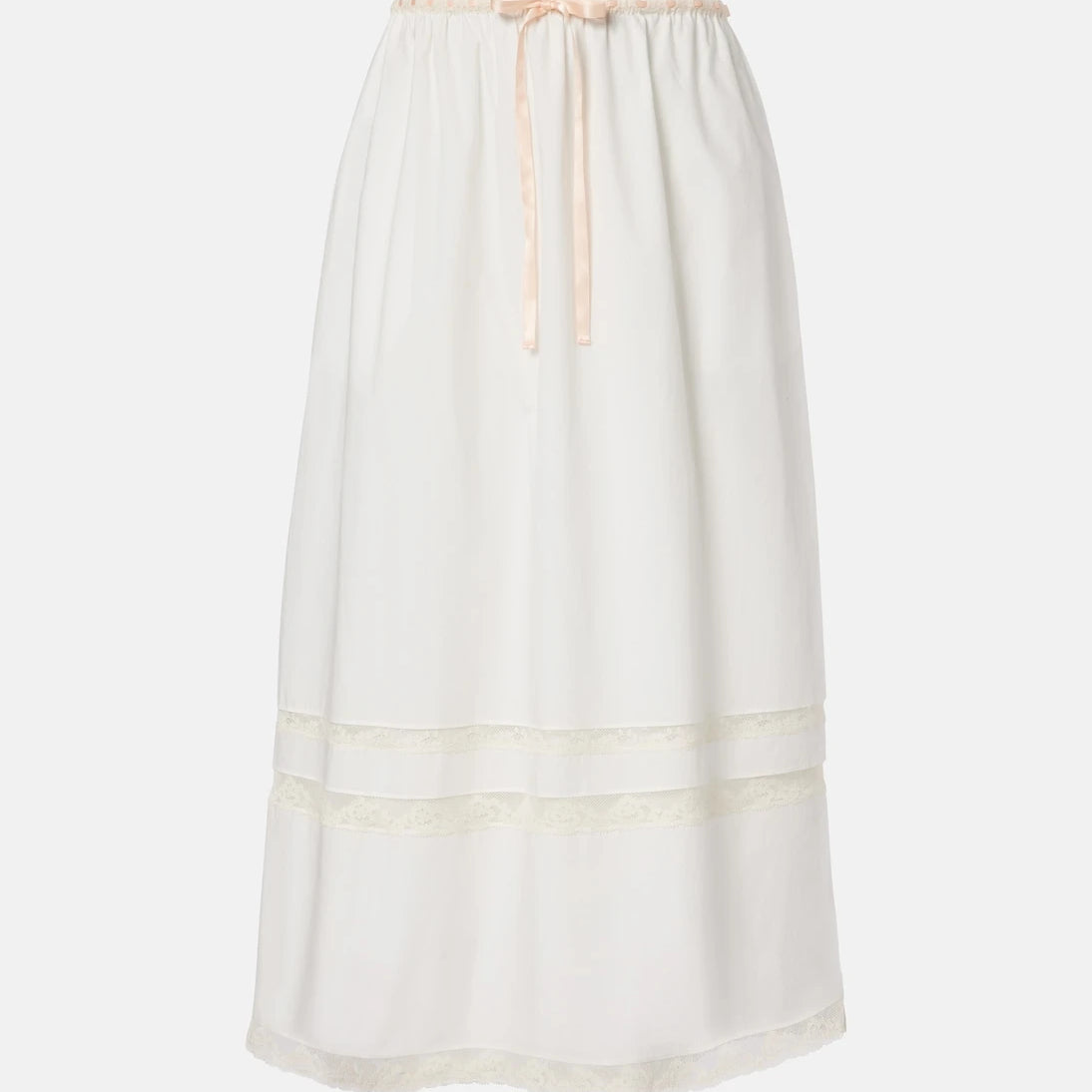 Posse - Alma lace-trimmed midi skirt