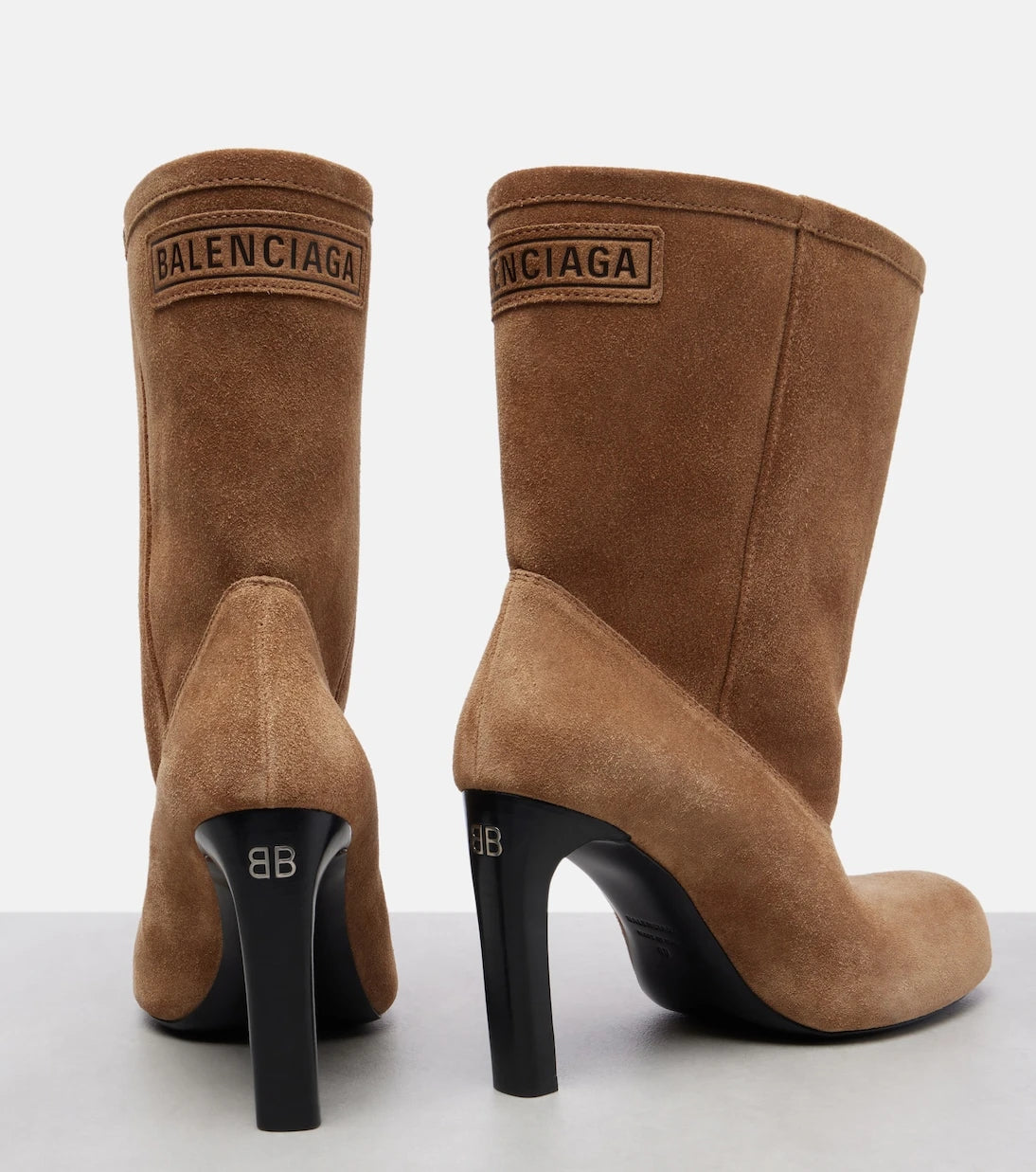 Balenciaga - حذاء الكاحل فارجو 80 من الجلد السويدي