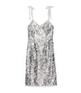 Prada Metallic Sequin-Embellished Mini Dress