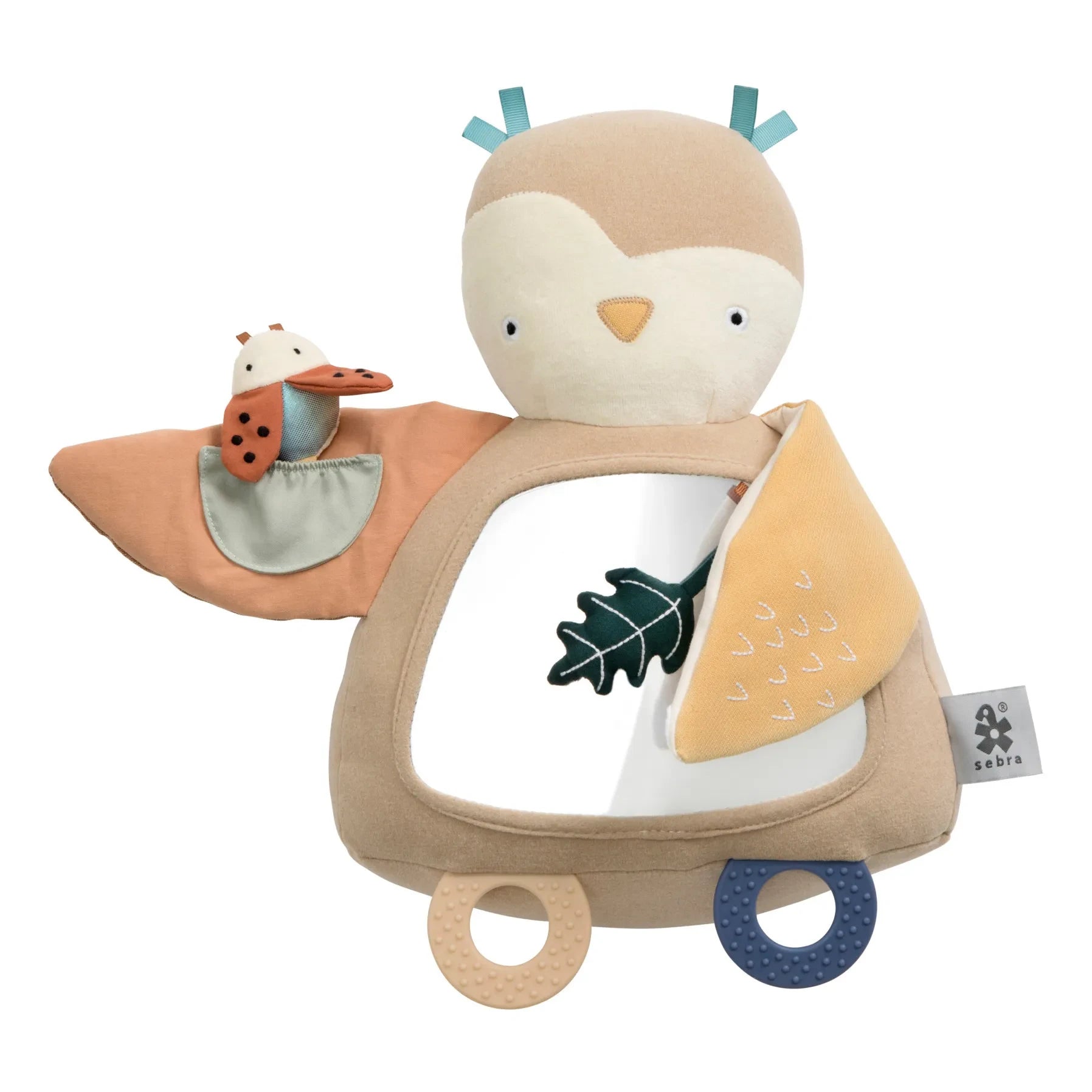 Sebra - Blinky Owl Toy | Beige