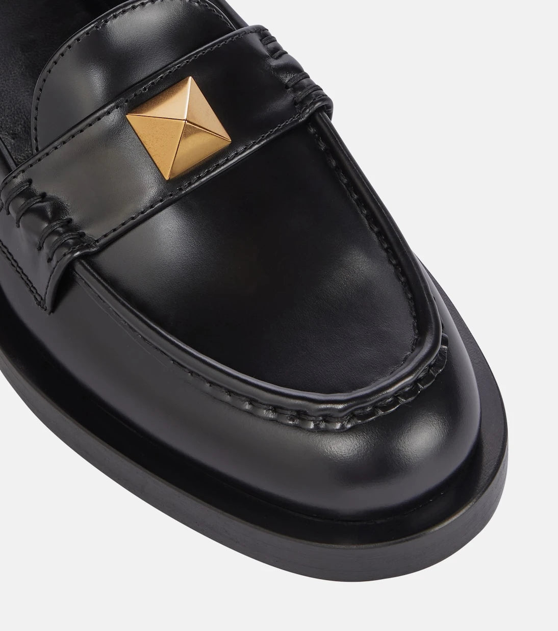 Valentino Garavani - Roman Stud leather loafers