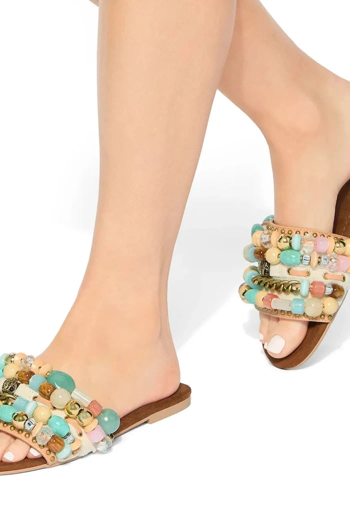 Kurt Geiger London чехли дамски Southbank Beaded Flat