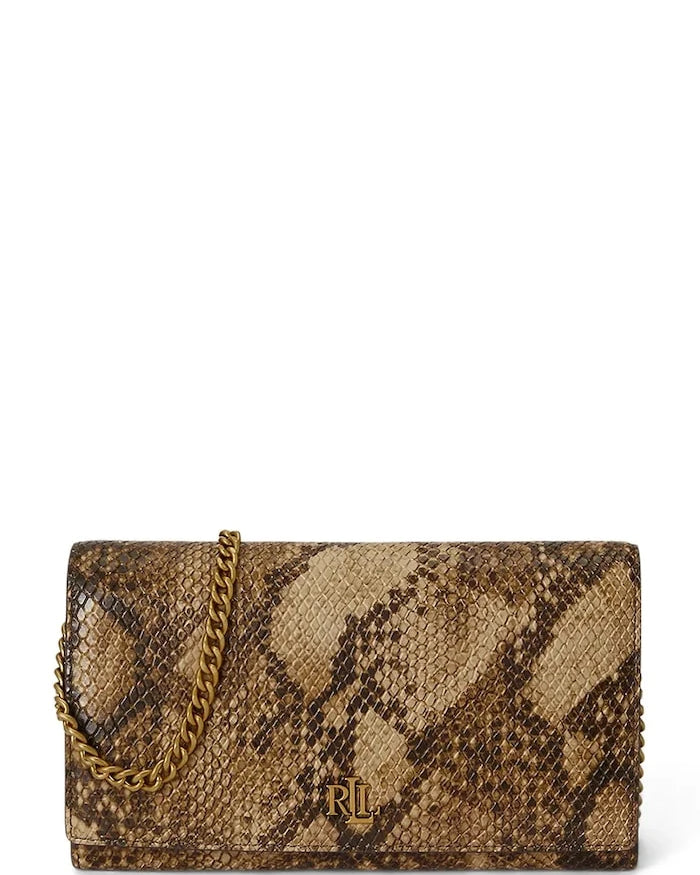 Lauren Ralph Lauren kadın deri crossbody çanta