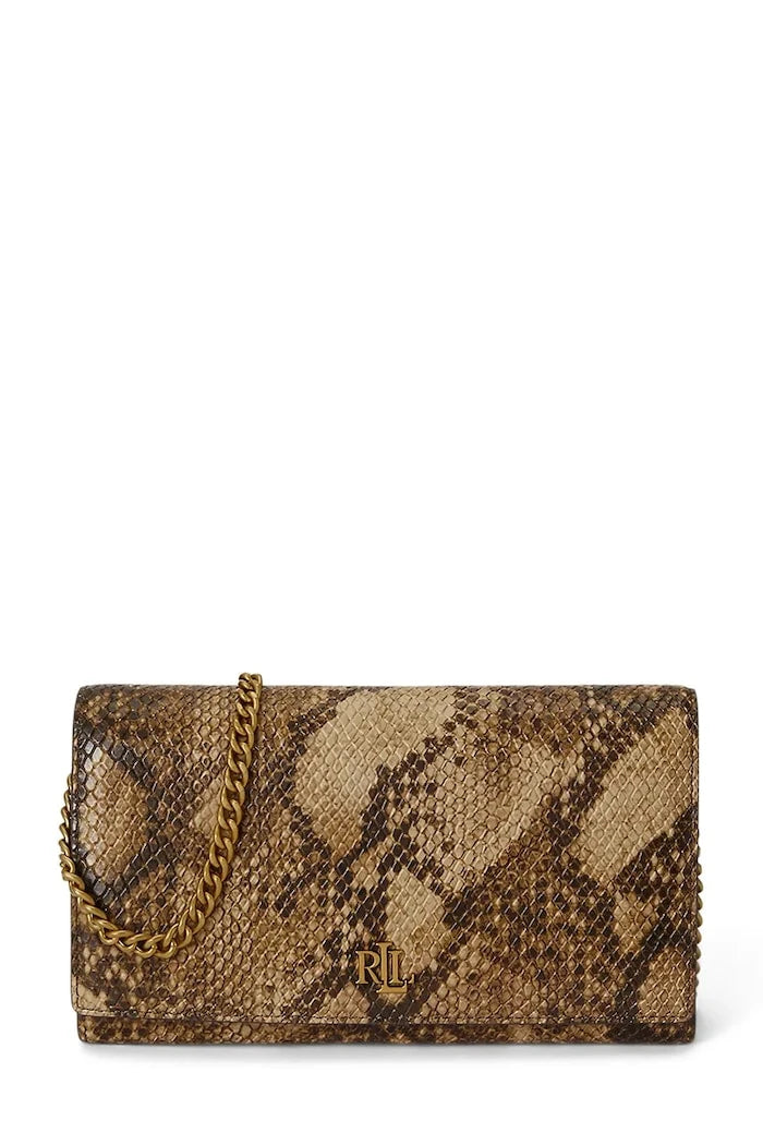 Lauren Ralph Lauren kadın deri crossbody çanta
