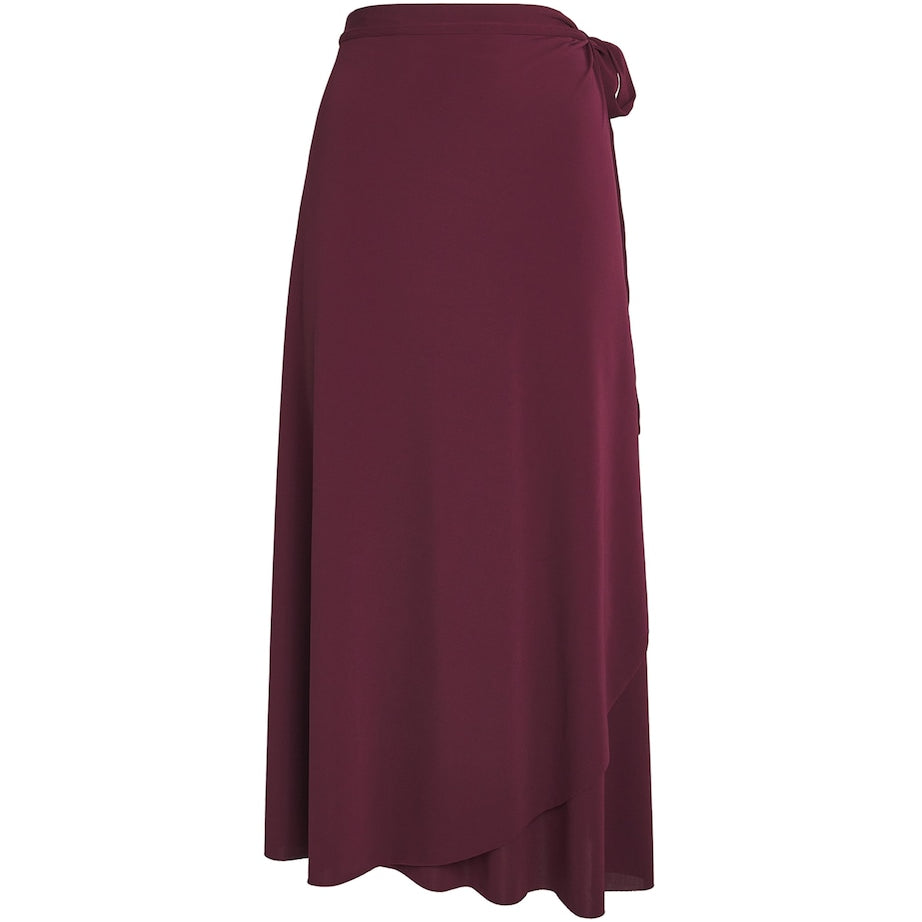 Burgundy Julieta Wrap Maxi Sarong