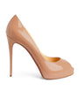 Christian Louboutin Nude New Very Prive Patent Leather Pumps 120