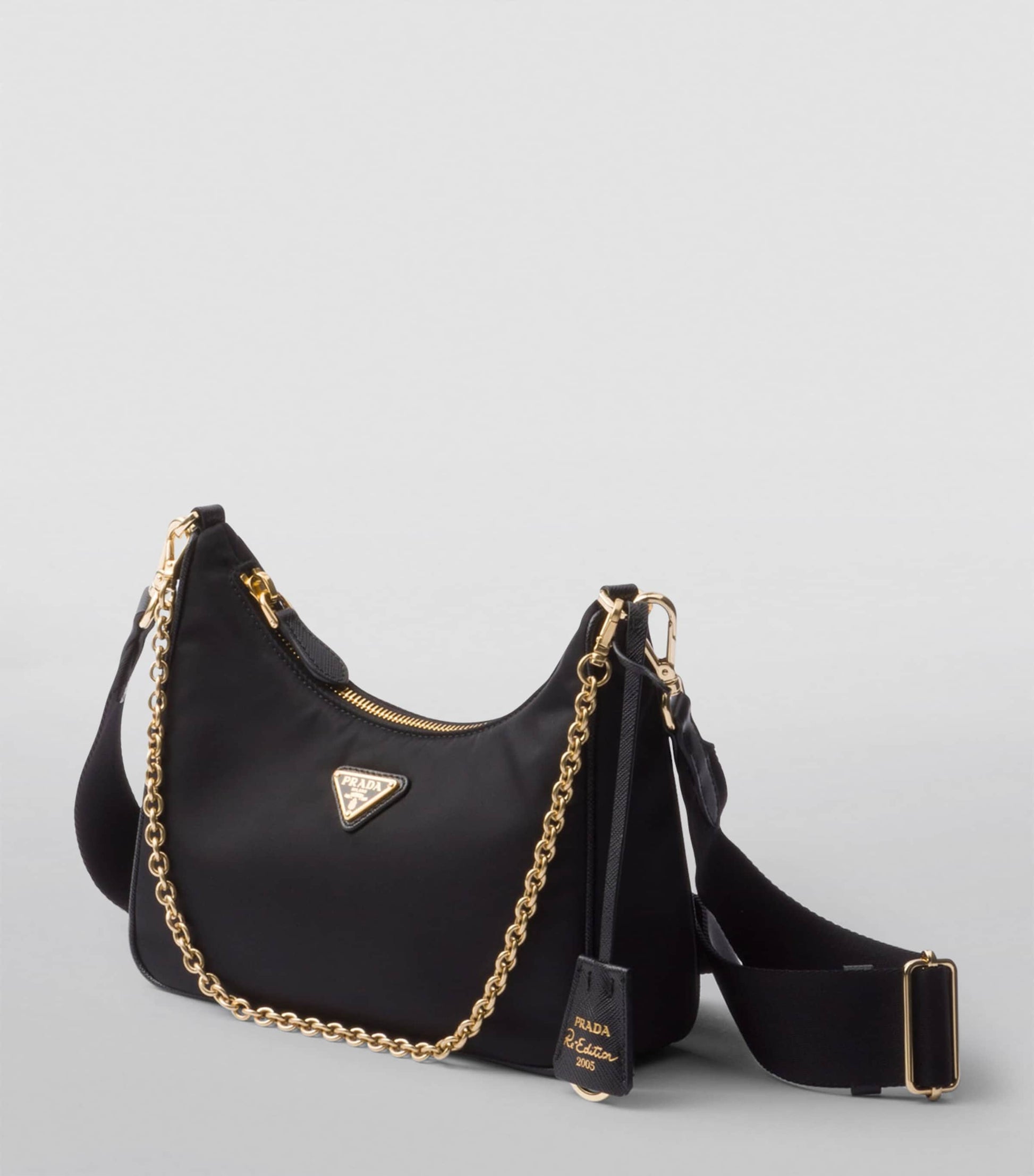 Prada Black Re-Nylon Re-Edition 2005 Shoulder Bag