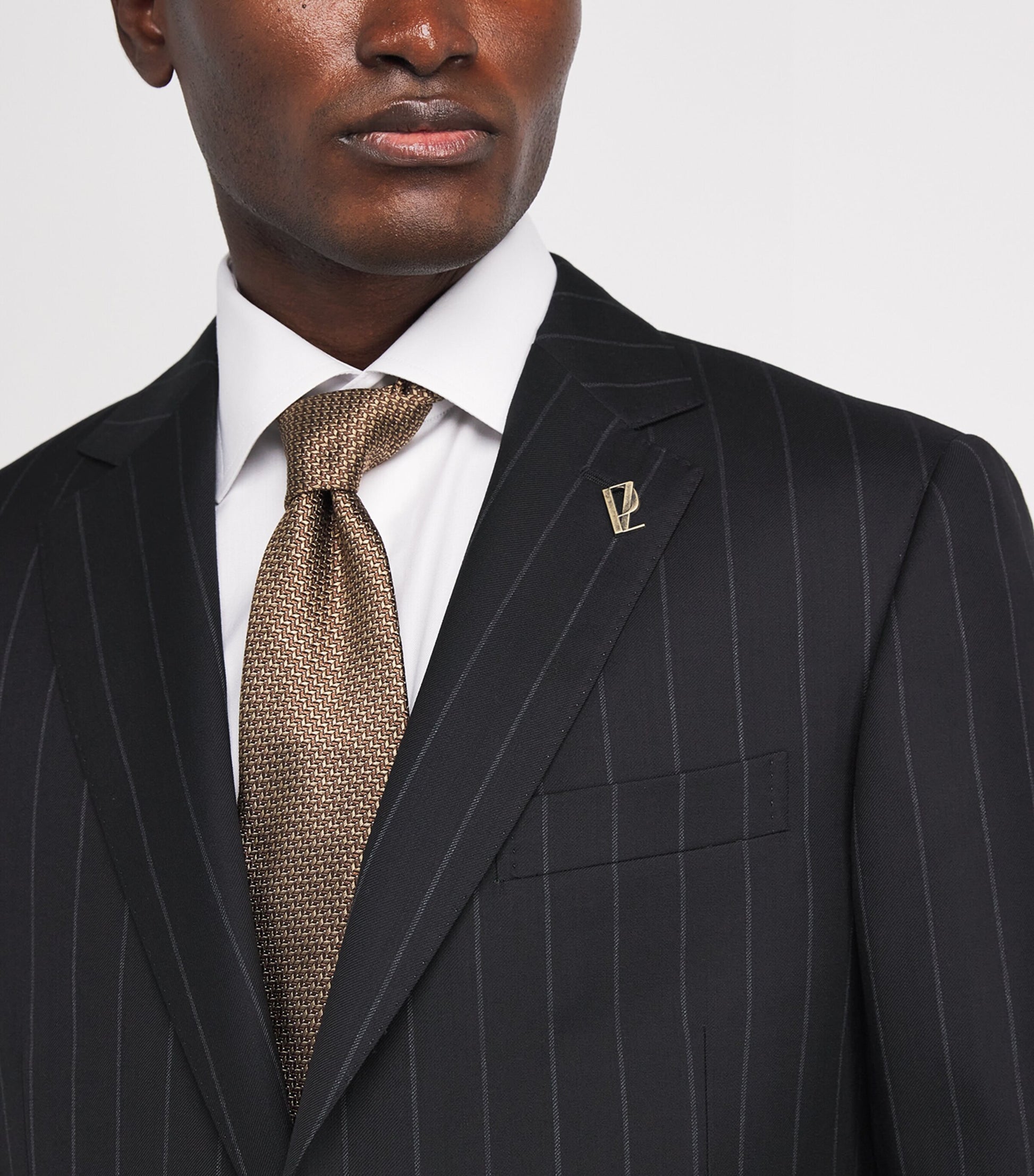 Virgin Wool Pinstripe 2-Piece Suit