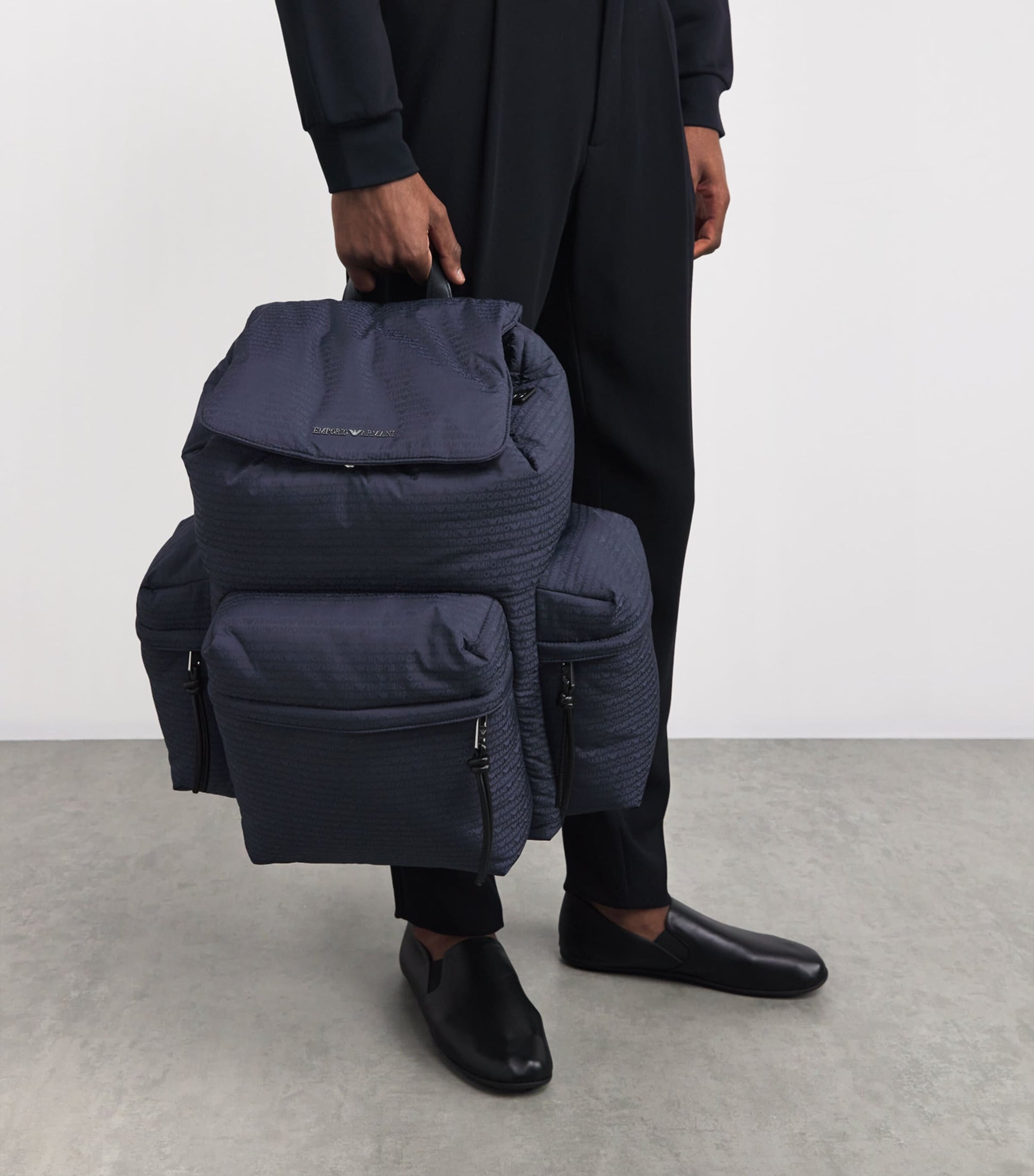 Padded Jacquard Backpack