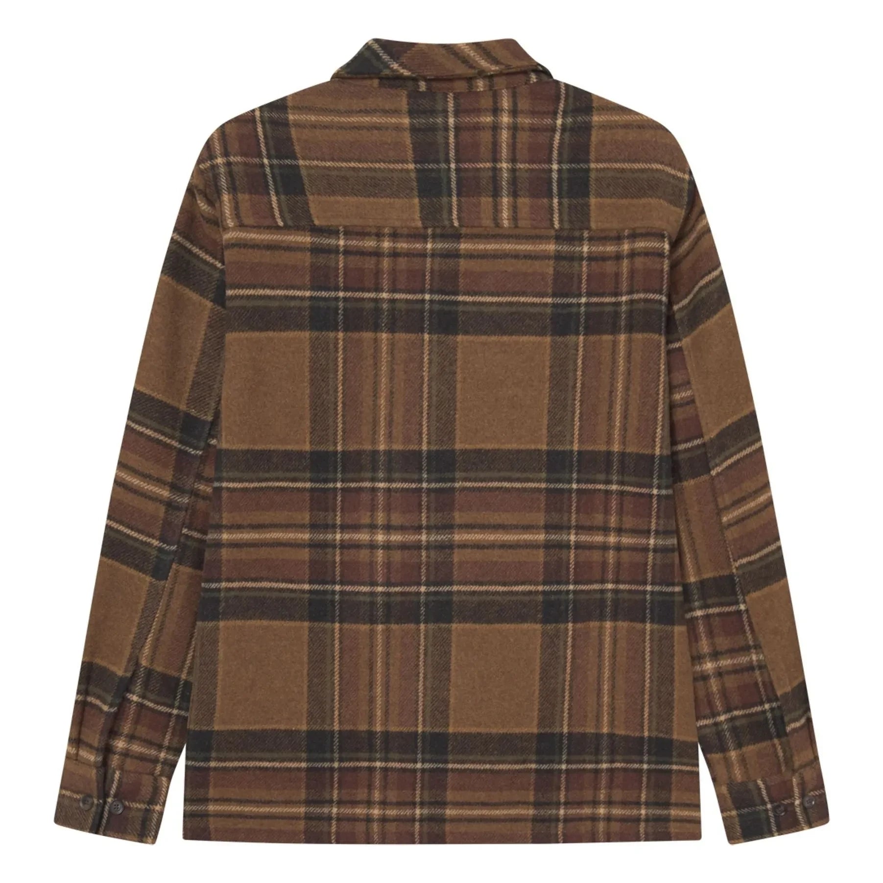 Les Deux - Kaleb Carreaux Wool Overshirt | Brown