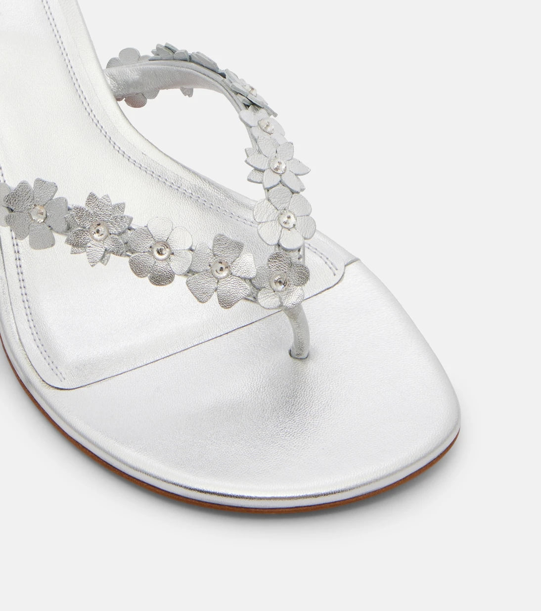 Amina Muaddi - Janis embellished leather thong sandals