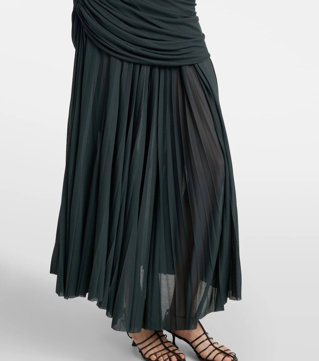 Proenza Schouler - Irma cutout draped jersey midi dress