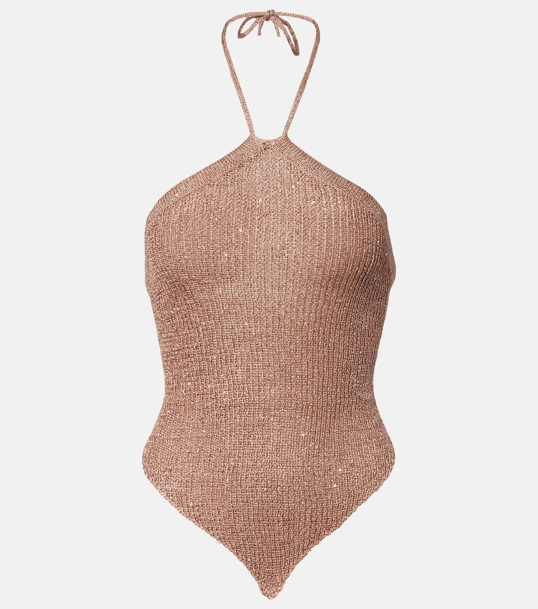 Bananhot - Liz sequined halterneck top