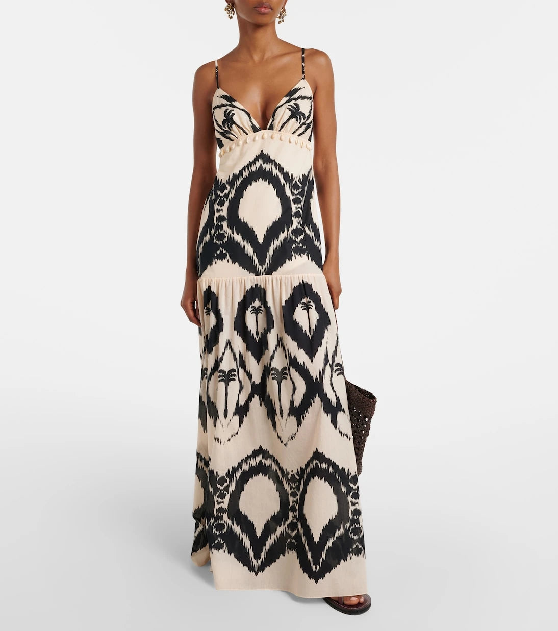 Johanna Ortiz - Printed cotton poplin maxi dress