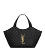 Saint Laurent Black Medium Icare Quilted Tote Bag