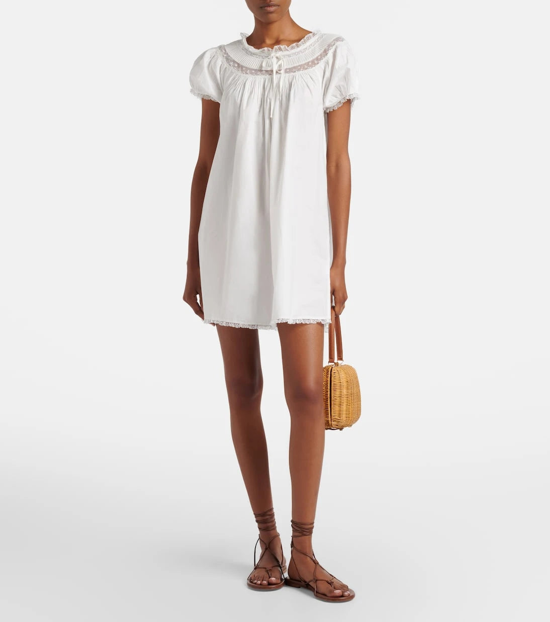 Dôen - Daphne cotton poplin minidress