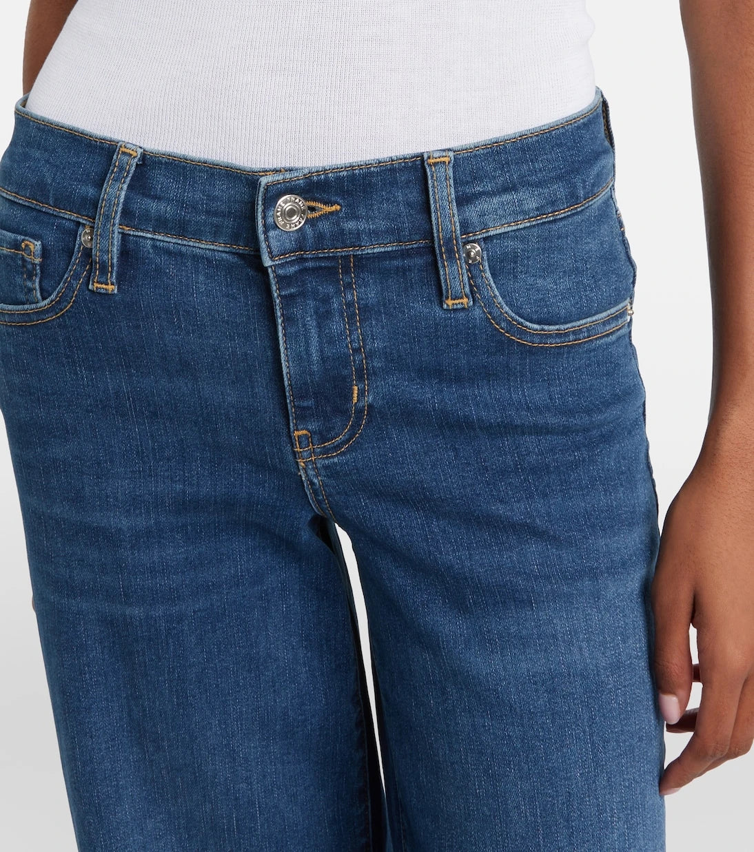 Frame - Low Rise Le Slim Palazzo wide-leg jeans