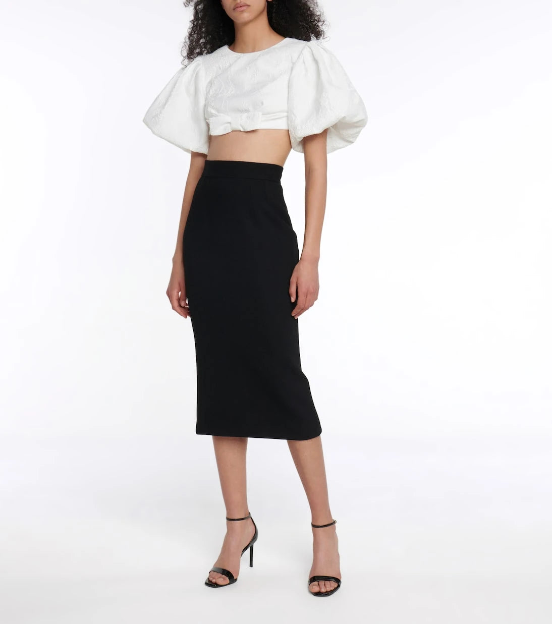 Rasario - Jacquard crop top