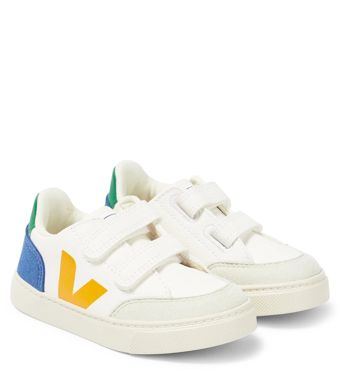 Veja Kids - V-12 ChromeFree leather low-top sneakers