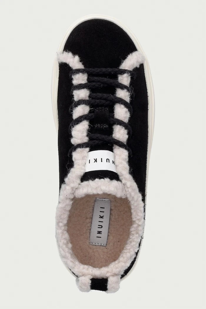 Inuikii Shearling Low kadın süet spor ayakkabı