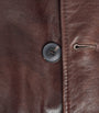 MAX&Co. Brown Leather Trench Coat