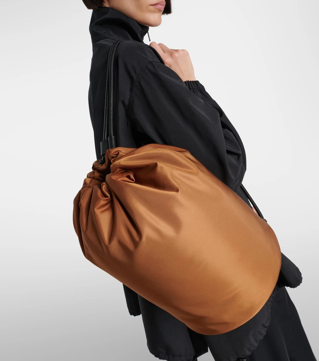 The Row - Sporty leather-trimmed backpack