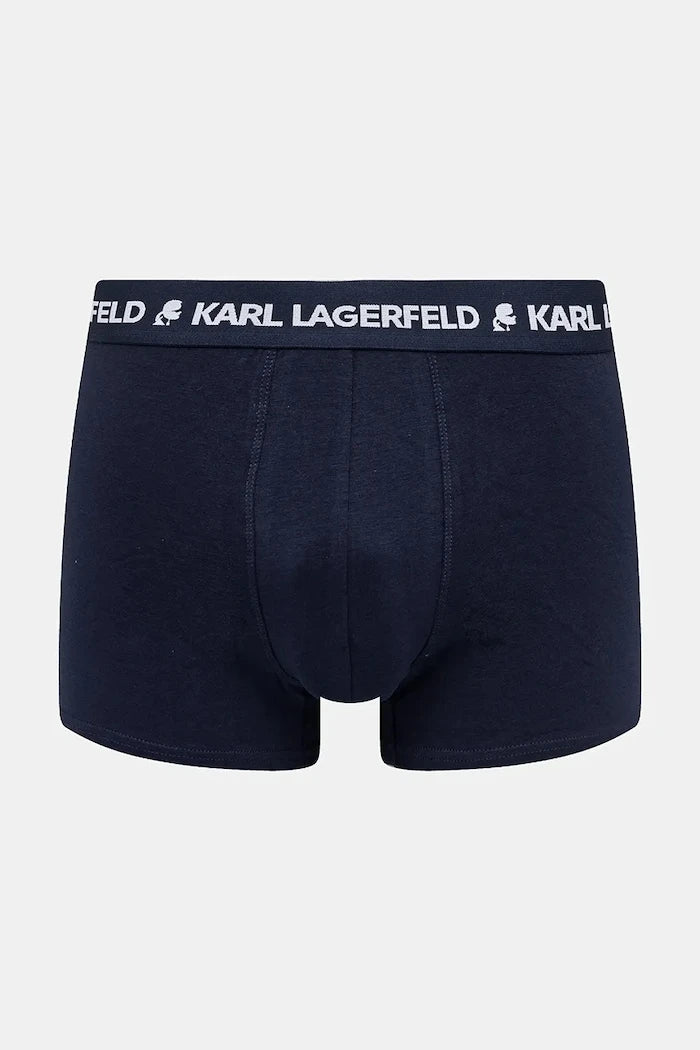 Karl Lagerfeld pamuklu elastan erkek boxer 3'lü