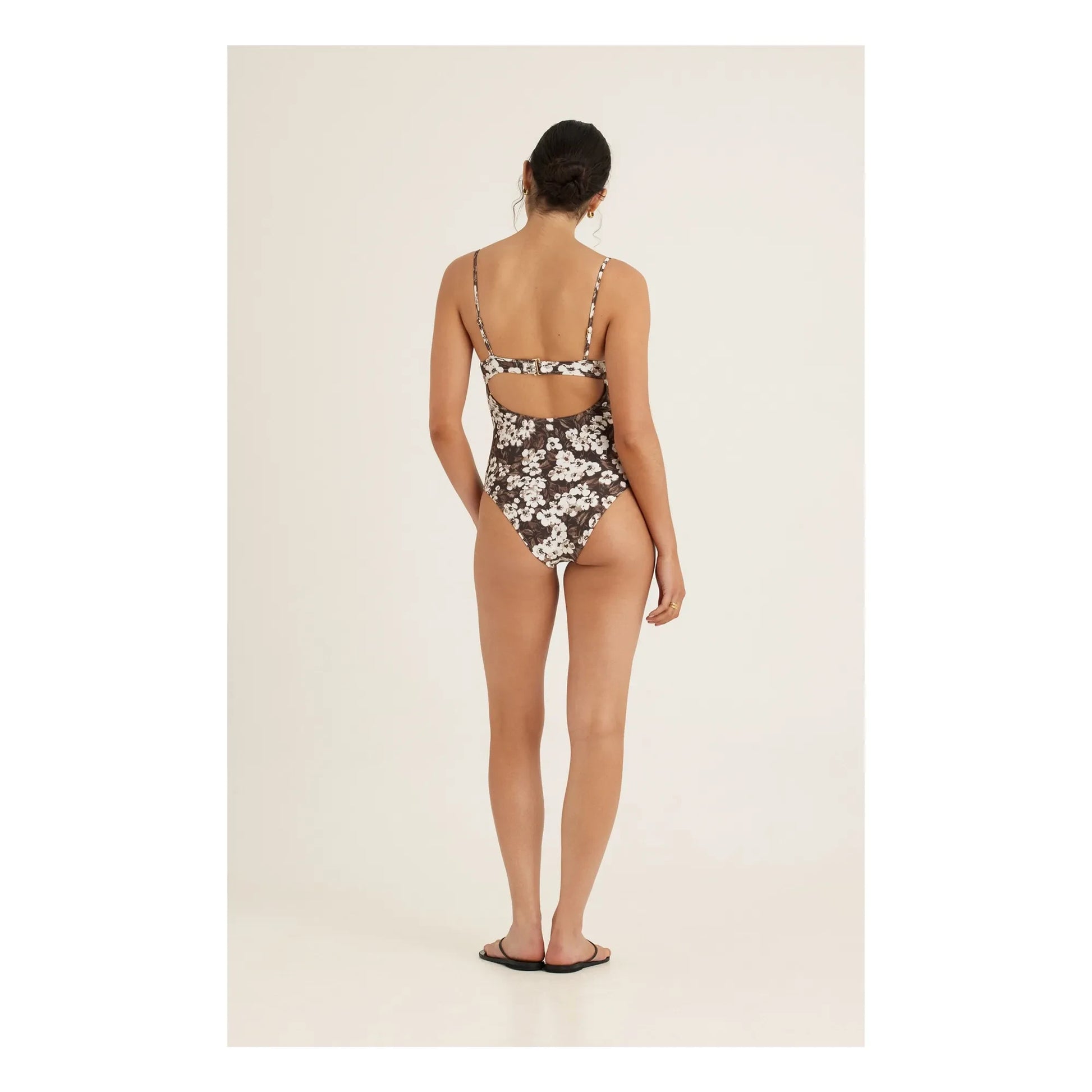 Peony - Solstice One-Piece Swimsuit | Brown