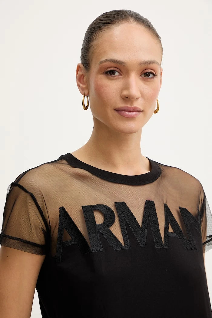 Памучна тениска Armani Exchange