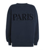 Blue Cotton Paris Graphic Sweatshirt