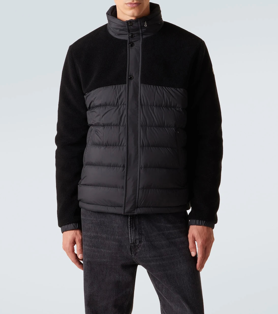 Moncler - Mistral down-paneled teddy jacket