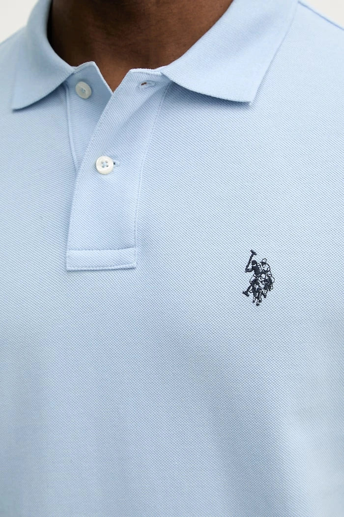 U.S. Polo Assn. Erkek Pamuklu Polo Tişört DHM PIQUE